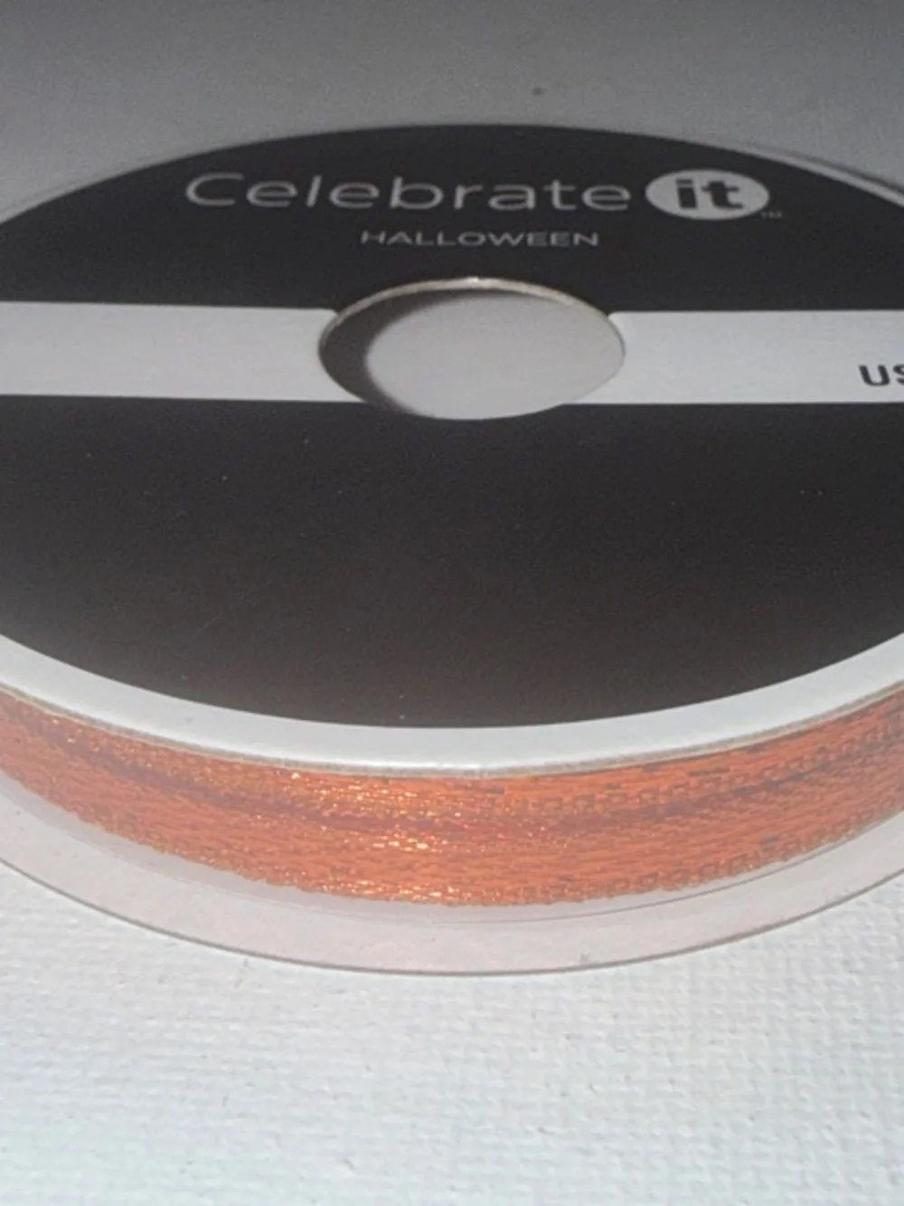 Celebrate It Orange Halloween Party Ribbon